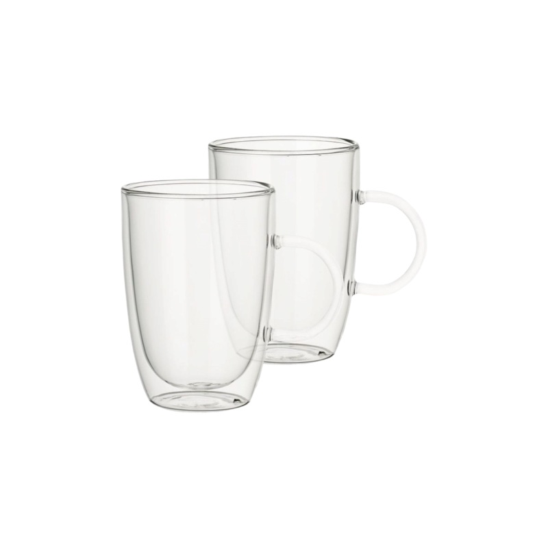Barista Borosilicate Double Wall Caf Espresso Coffee Mug 100ml 2pc 10250