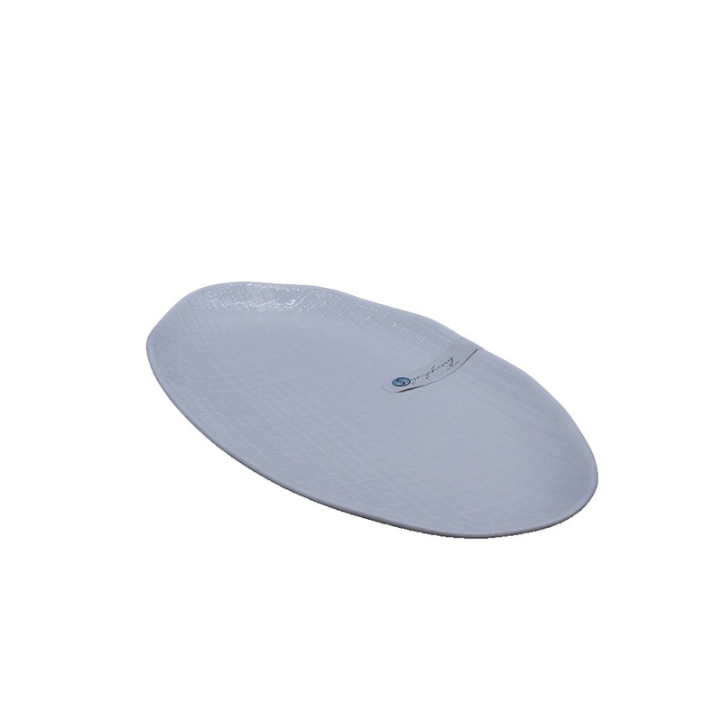 Ceramic Serving Oval Platter Linen  30×15.5×2.5cm SGN2075