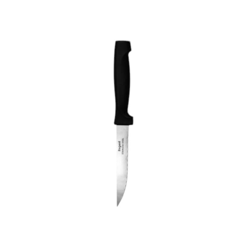Regent Steak Knife with Sharp Tip & PP Black Hangle 21438