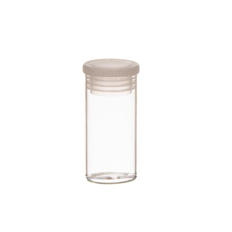 24ml Tablet Vials Glass No.6 with press in screw Lid – TAB06