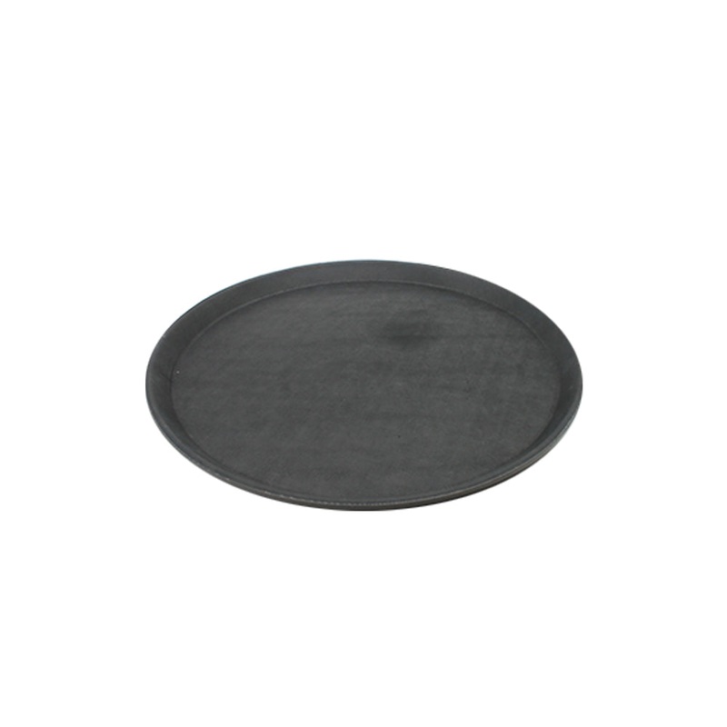 Bar Butler Serving Tray Black Non Slip Round 355mm 21528