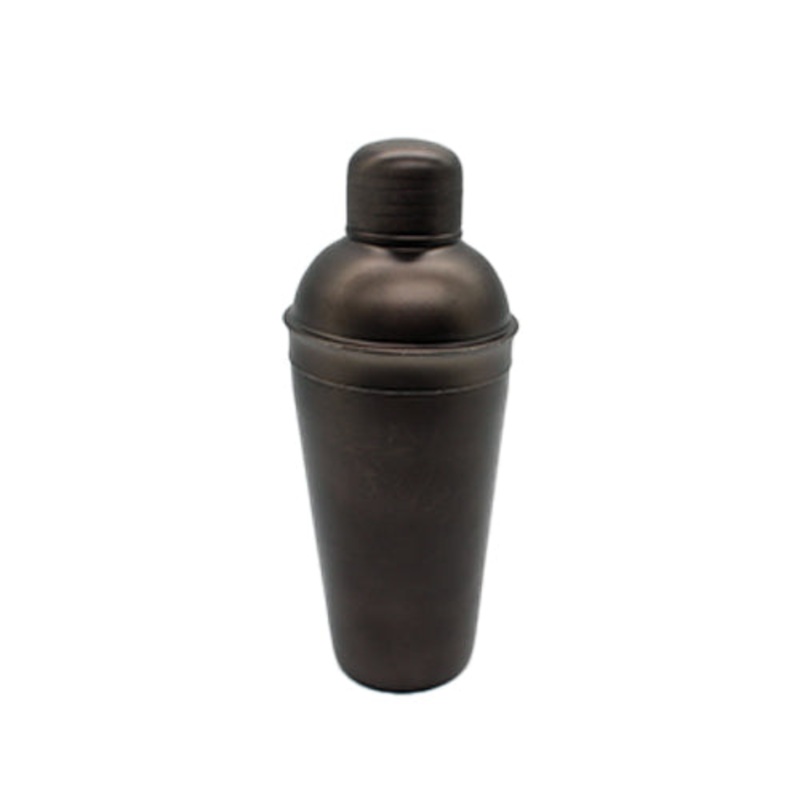 Cocktail Shaker 500ml Black Matt Stainless Steel