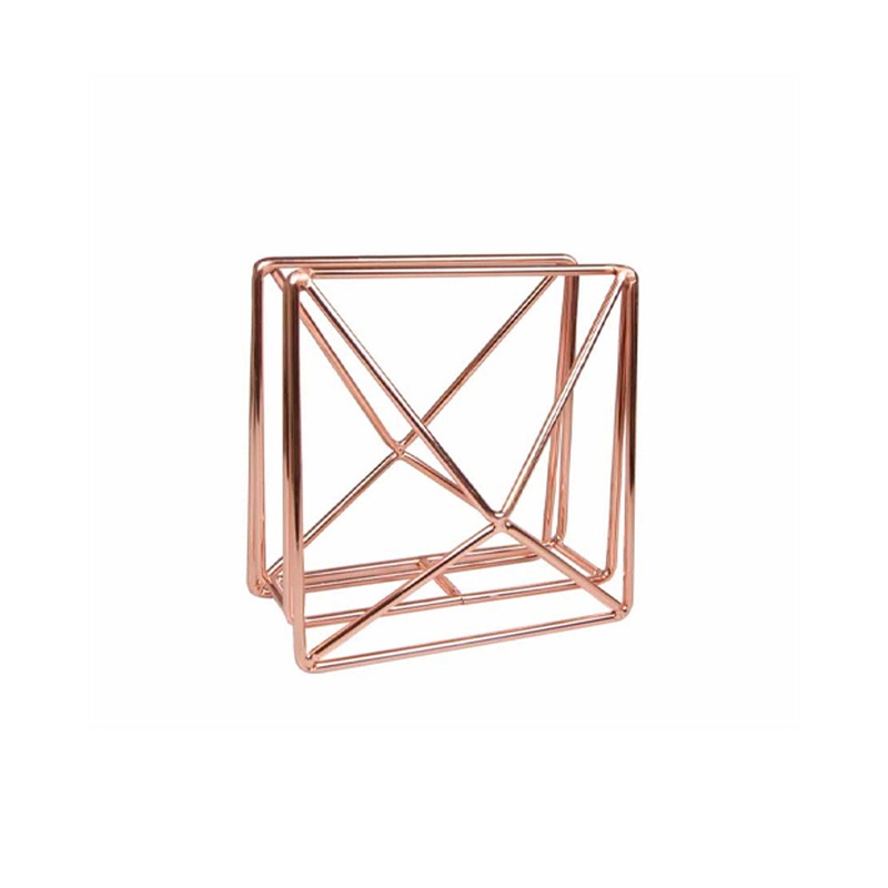 Regent Napkin Serviettes Holder Copper Plated 41604