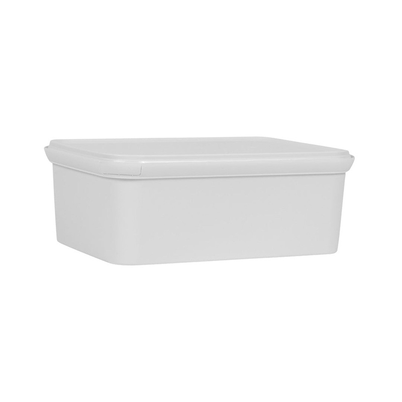 2L Ice Cream Tub Container White 5pack