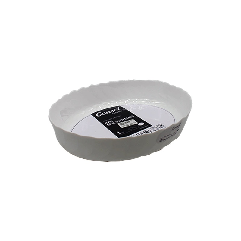 Consol 1L Versailles Oval Opal Oven Glass Dish 41057
