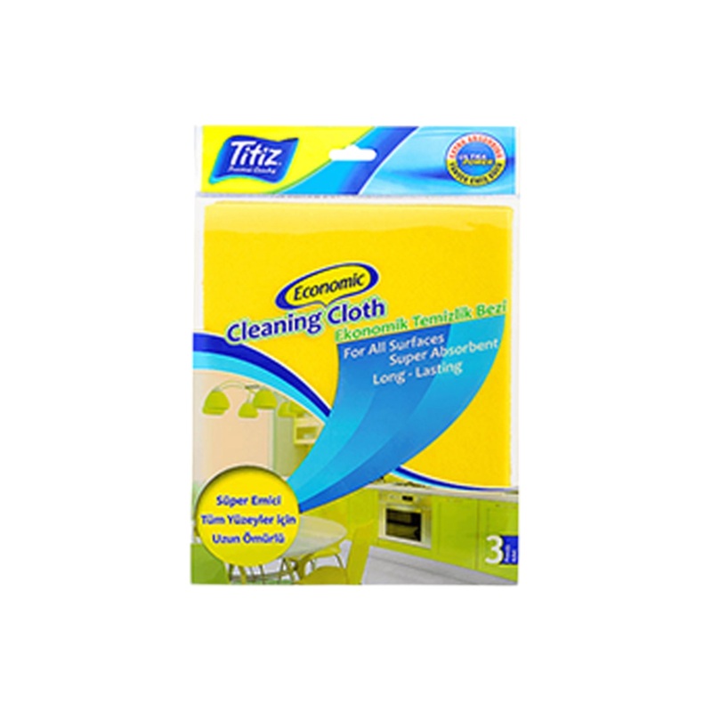 Titiz Economic Cleaning Cloth 3pcs 35x38cm TP-703