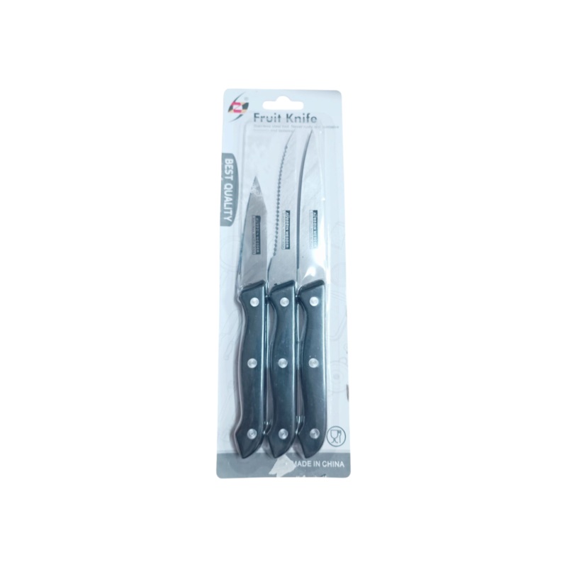 Stainless Steel Knife 3pc Set