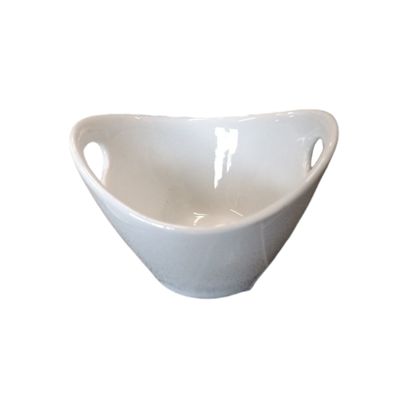 White Ceramic Bowl 10×8.5×6.5cm