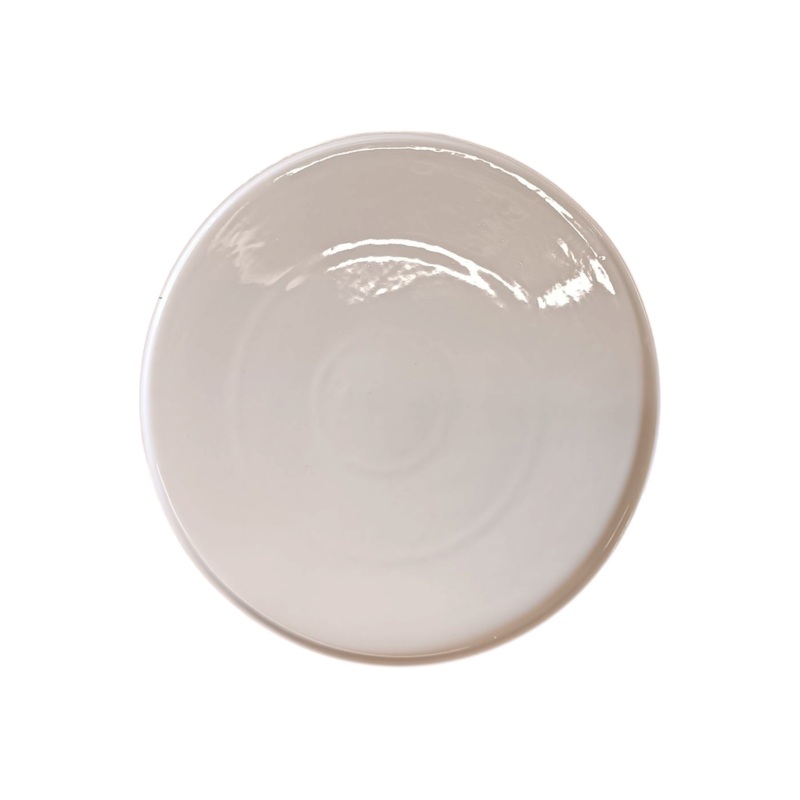 White Ceramic Pizza Plate 28×1.3cm