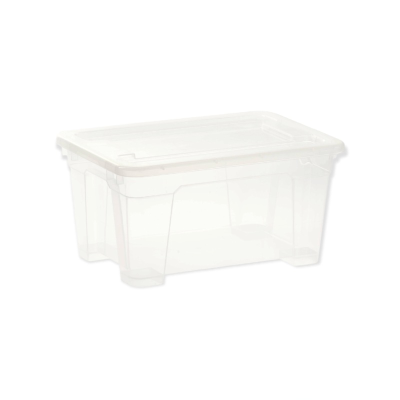 4.5L Plastic Storage Utility Box Container Clear Buzz