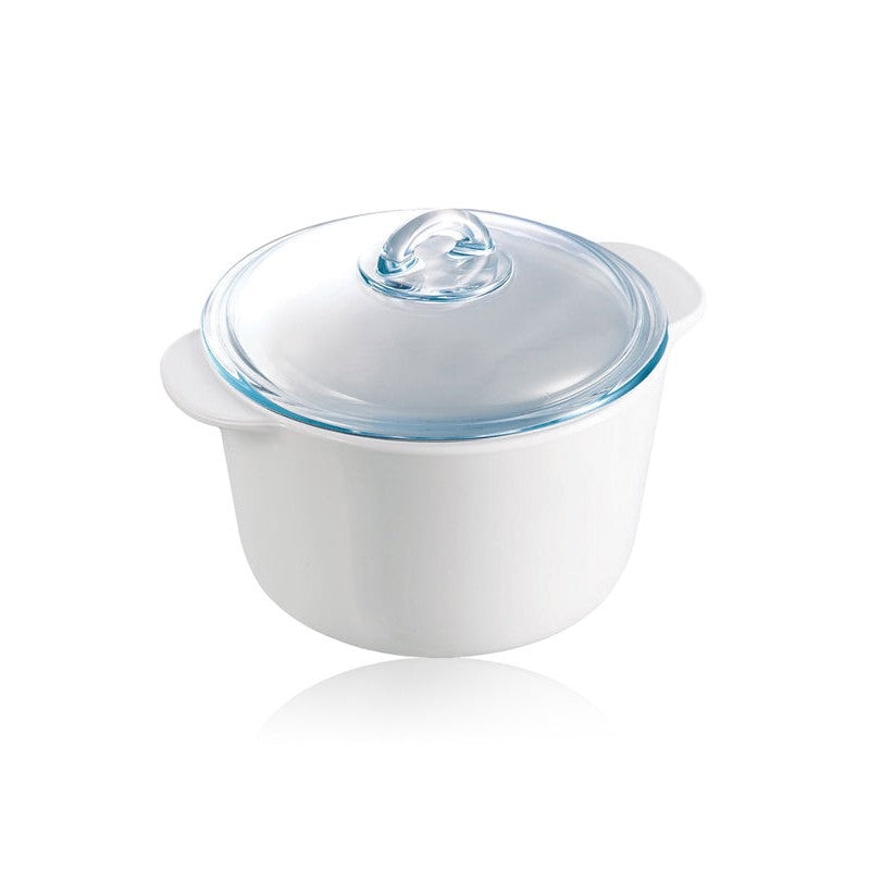Pyrex Flame Casserole Round 21cm 1.1lt P23a000