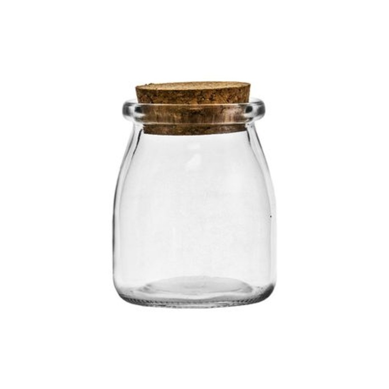 Regent Glass Jar 160ml with Cork Lid 1pc 15095