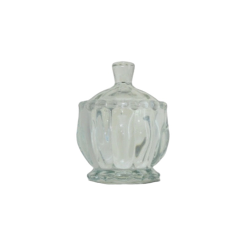 Wave Glass Sugar Bowl 1pc
