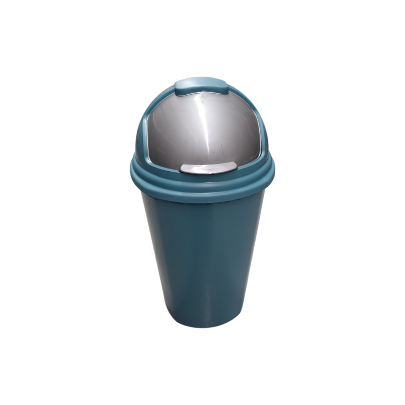 25L Contour Lift Office Waste Colour Dustbin Round Helmet Flip Top Lid Buzz