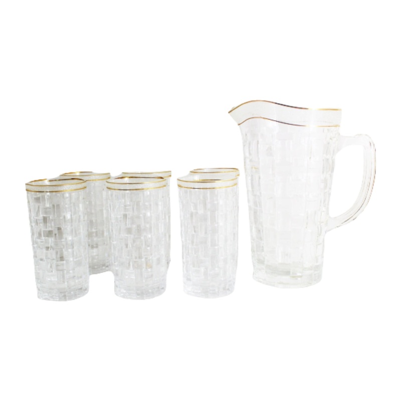 7pc Water Set Wave Clear GL2632