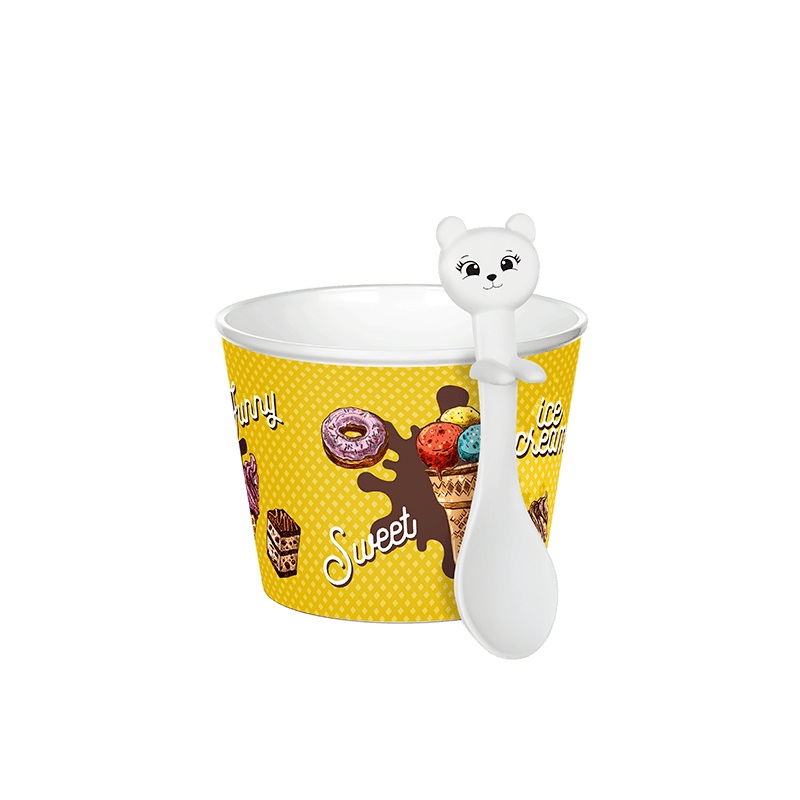 Titiz Kiddies Cupice Ice Cream Set Plastic 4pack AP-9425