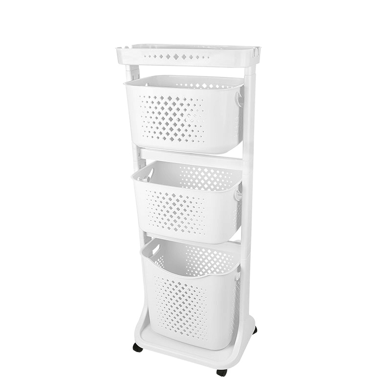 Titiz Plastic Basket Organizer No 4 White Kat Kat TP-750