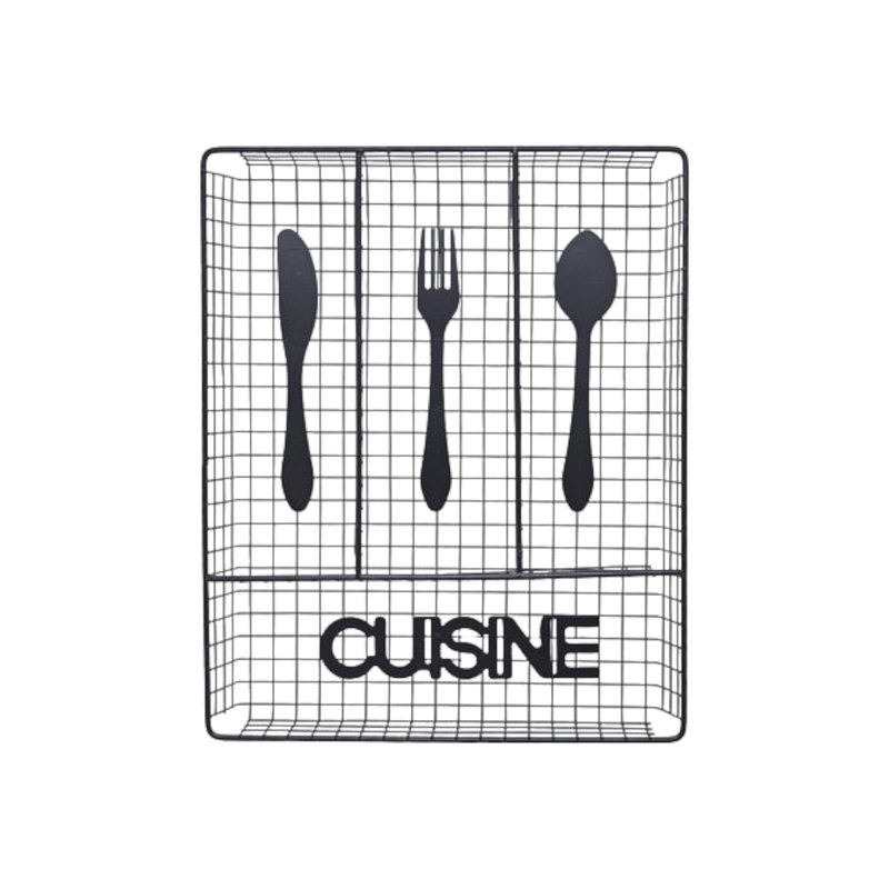 Cutlery Tray Metal Black