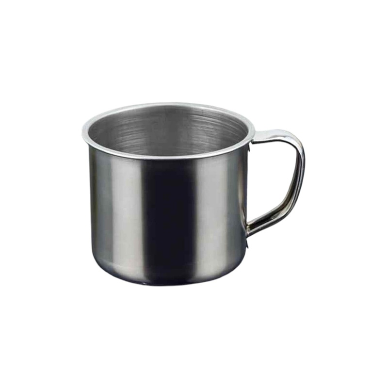 Stainless Steel Mug 5×6.5cm Tumbler Deep Cup with Handle