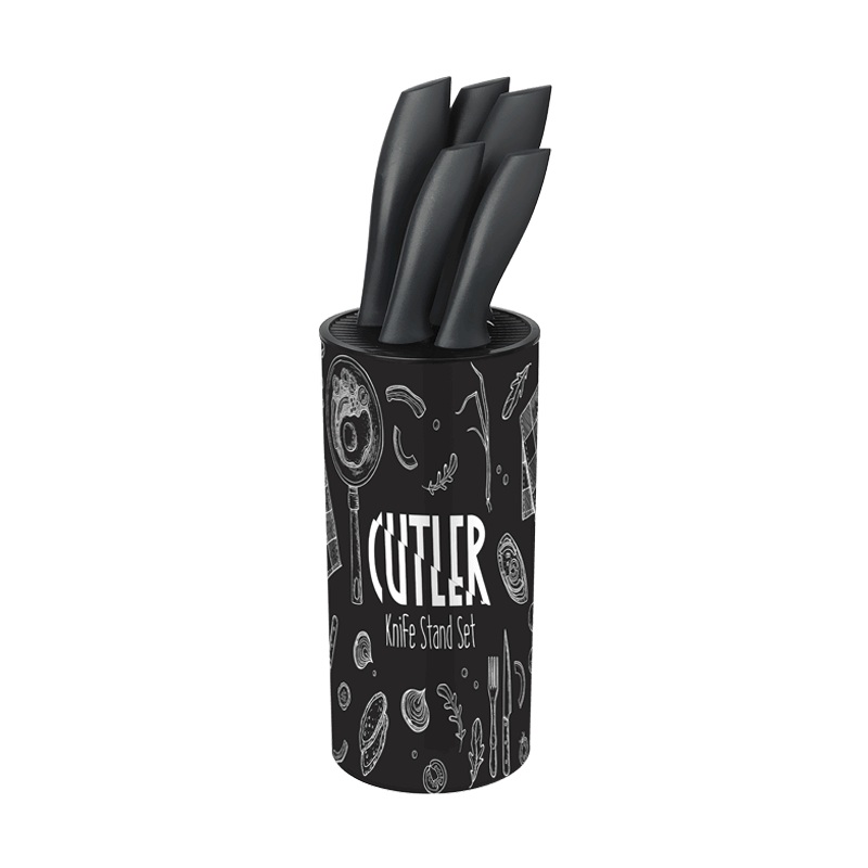 Titiz Plastic Cutler Big Knife Stand with Knife Set AP-9424