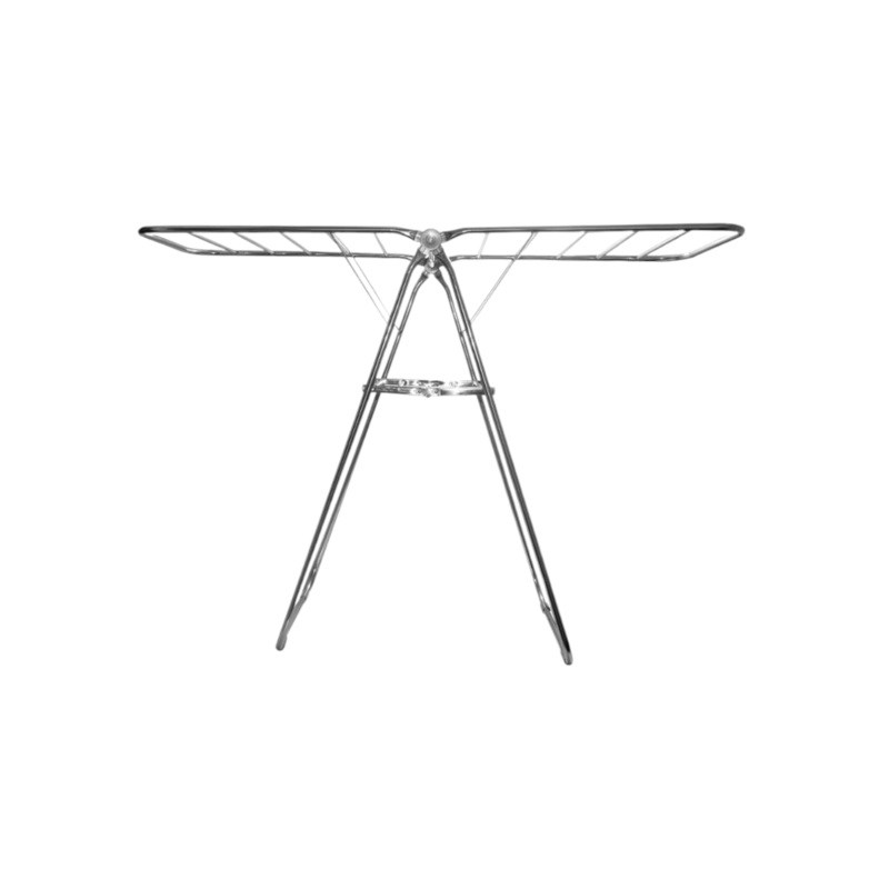 Clothes Drying Rack 2 Layer Foldable Stainless Steel 1500x585x120mm