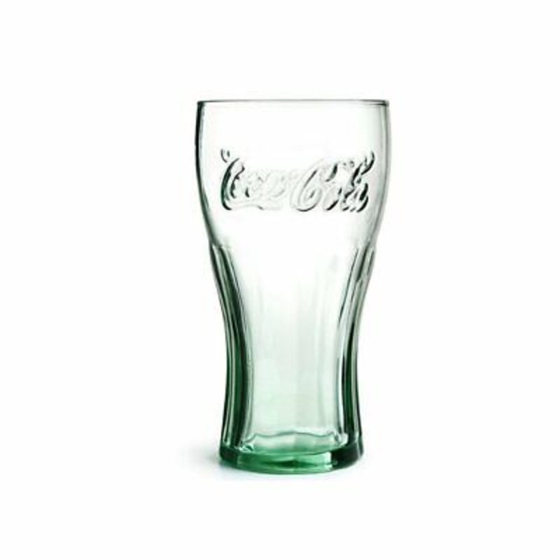 Coke Contour Hiball Glass Tumbler Green Pasabahce 300ml 6pack 23765