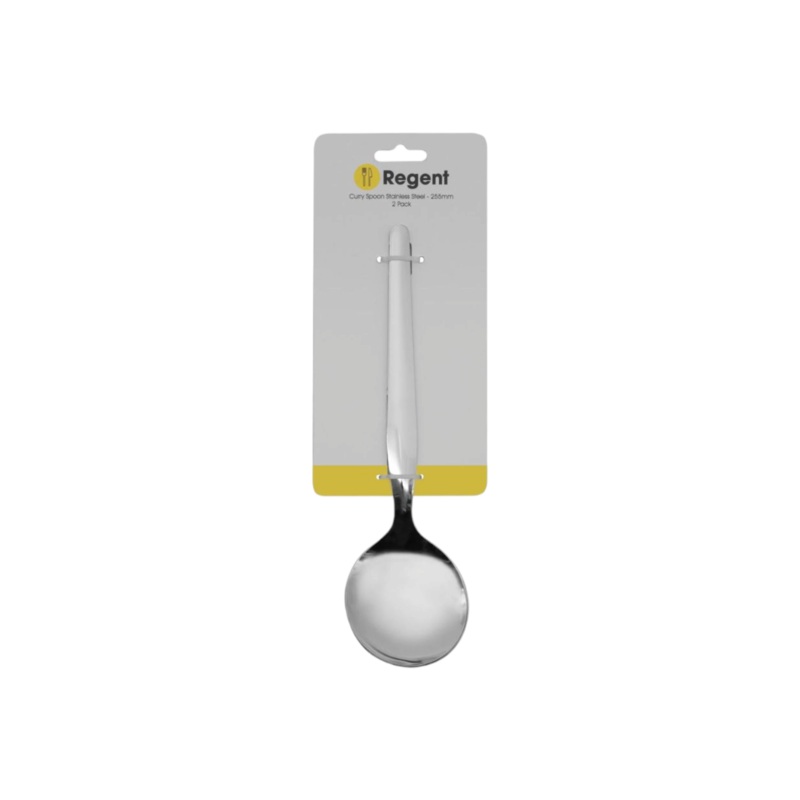 Regent Curry Spoon Stainless Steel 2Pack 70x30x275mm