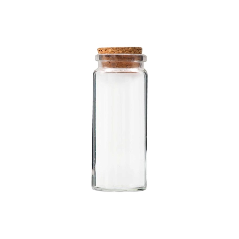Regent Glass Bottle 70ml with Cork Lid 4pack