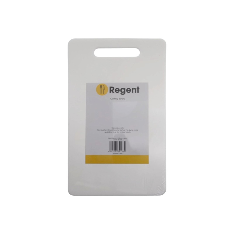 Regent Kitchen Cutting Board PP Plastic White 330x200x5mm