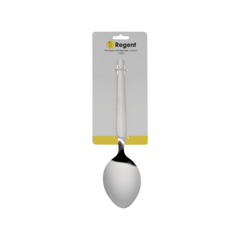 Regent Rice Spoon Stainless Steel 2pack 70x30x255mm