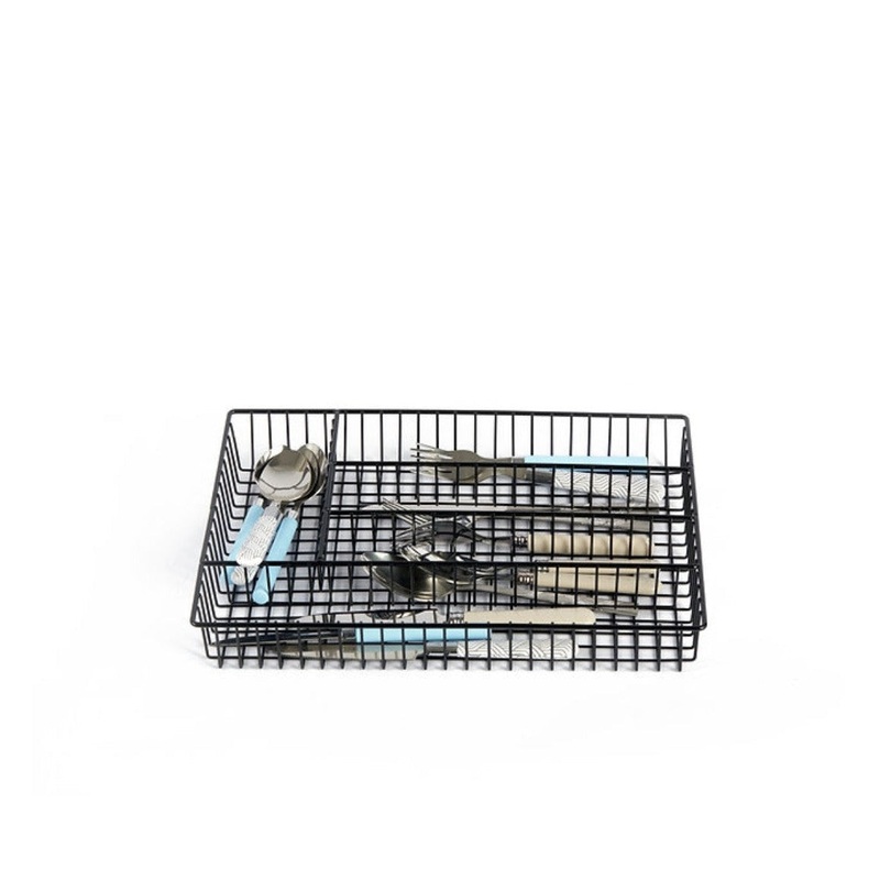Continental Homeware Cutlery Divider Black CH740