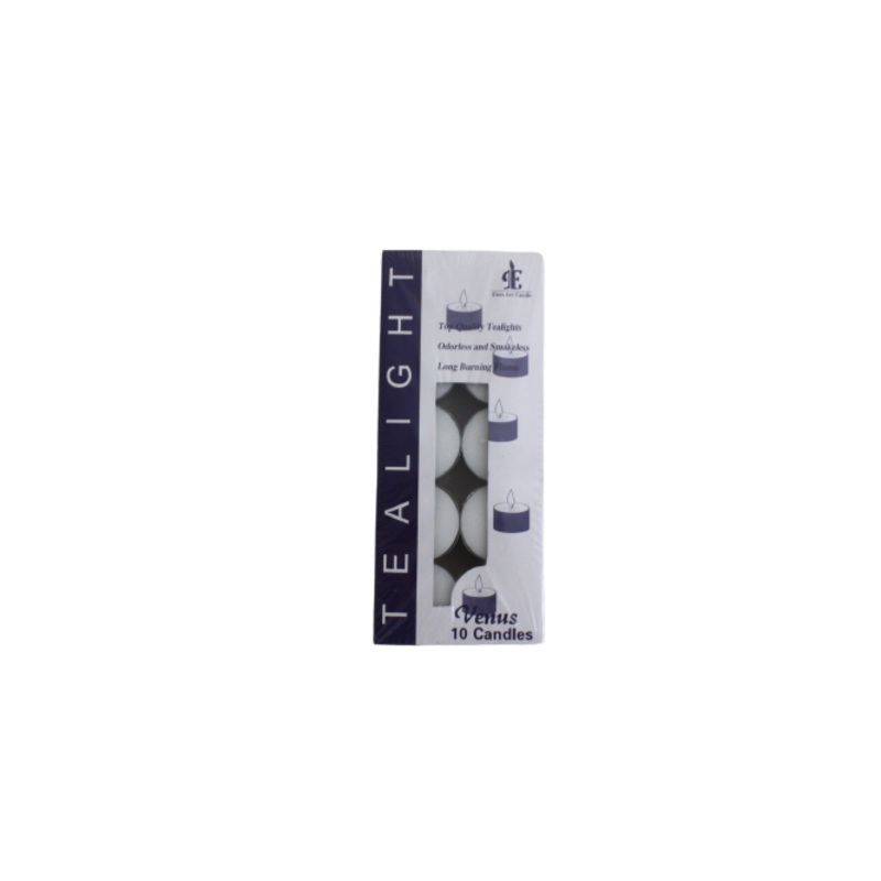 Tealight Candles White 3.5x2cm 23g 10pc XCAN212