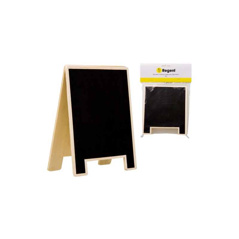 Regent Wooden A Frame Chalkboard Stand 150x170mm 35131