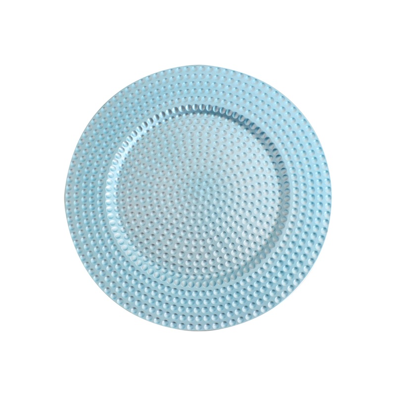 Underplate Saphire Blue Dotted Design AP169