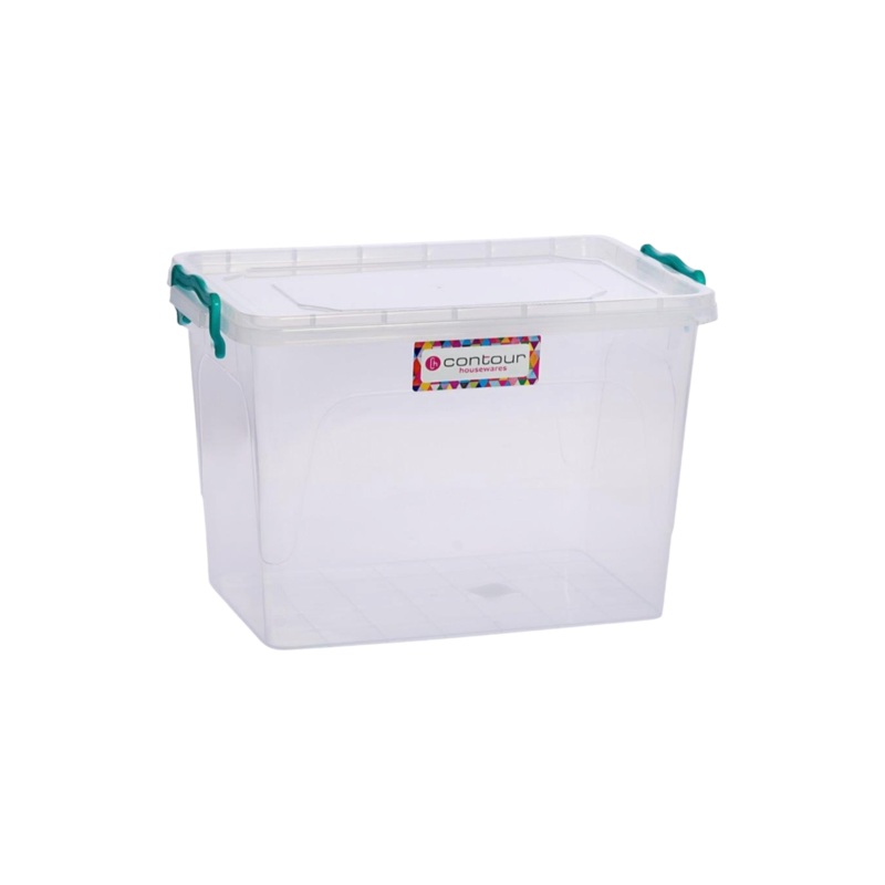 Contour Housewares Storage Container Clear 13L Clip Lock