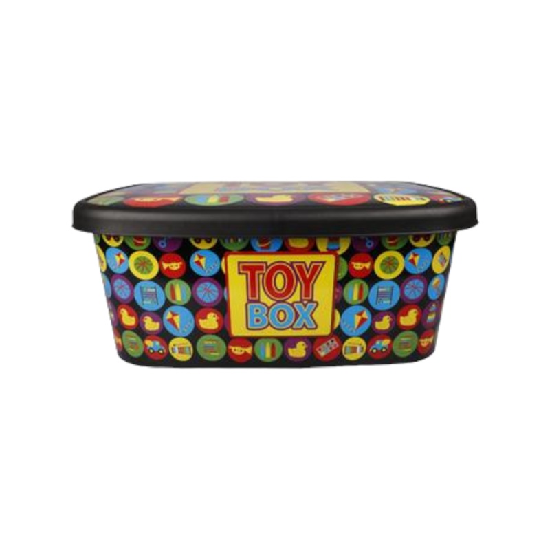 18L Deep Storage Utility Box – Kids Toy Box Patterned