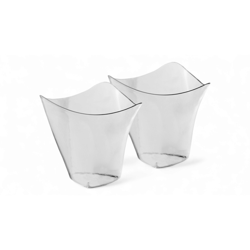 Acrylic Mini Dessert Cup 50pack 110ml