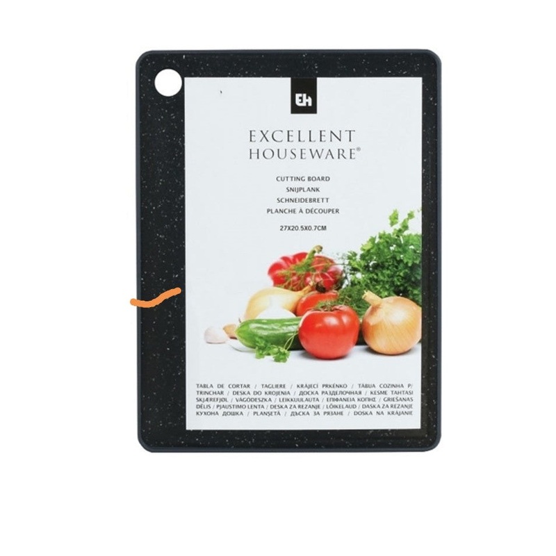 Cutting Board 27×20.5cm Black 21650