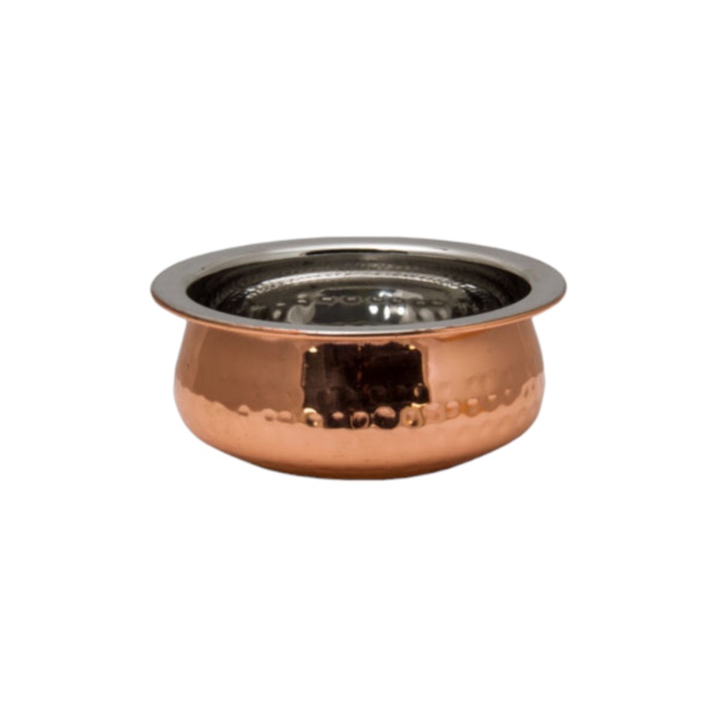 Regent Cookware Handi Serving Bowl 425ml Hammered Copper Plated Stainless Steel