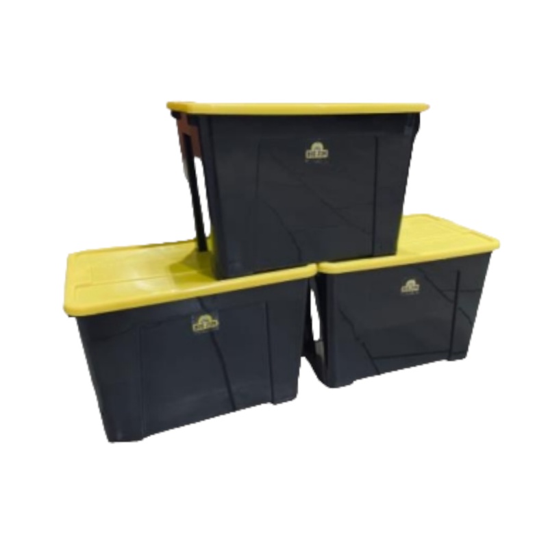 Big Jim 20L Storage Boxes 3pc Set Assorted JO0998