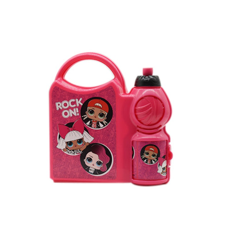 Disney Rock-On! Plastic Lunch Box with Water Bottle Set 20812