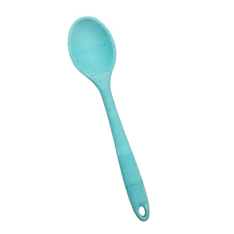 Silicone Serving Spoon Green Silica Gel Tableware