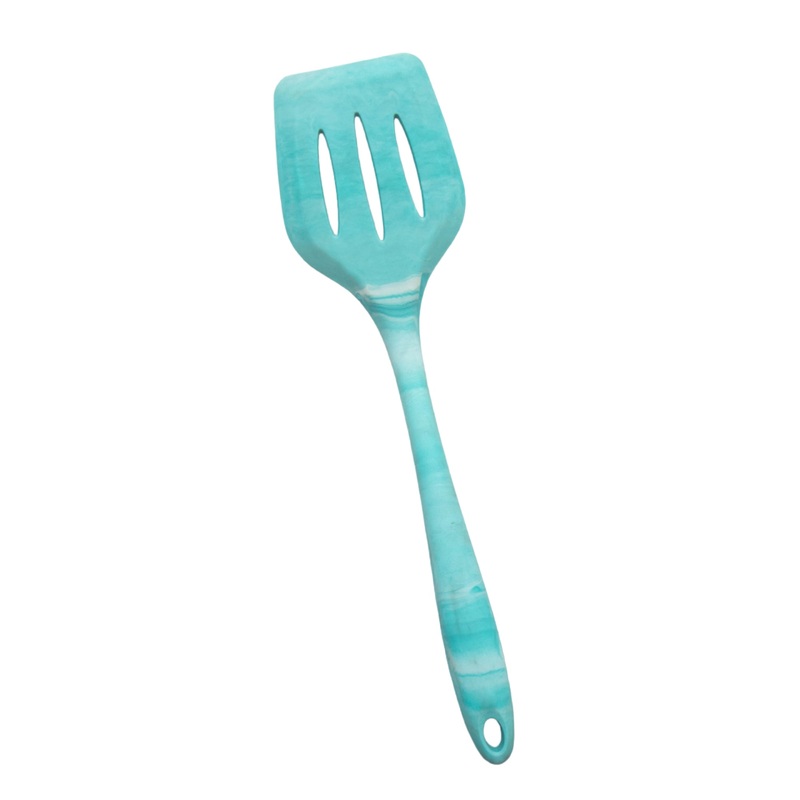 Silicone Servng Slotted Lifter Green Silica Gel Tableware