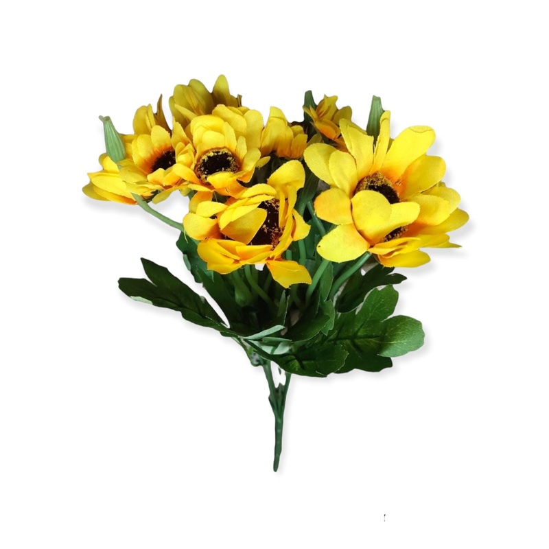 Sunflower 10-Head Artificial Flower 33cm
