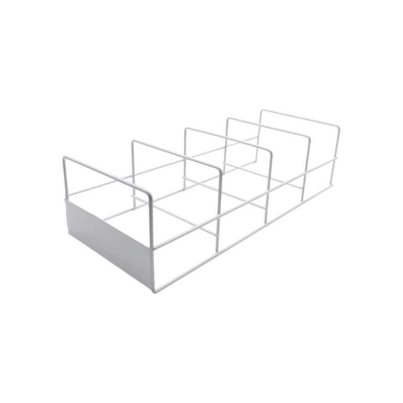 Regent Bowl Storage Rack Powder Coated White 4 Slot