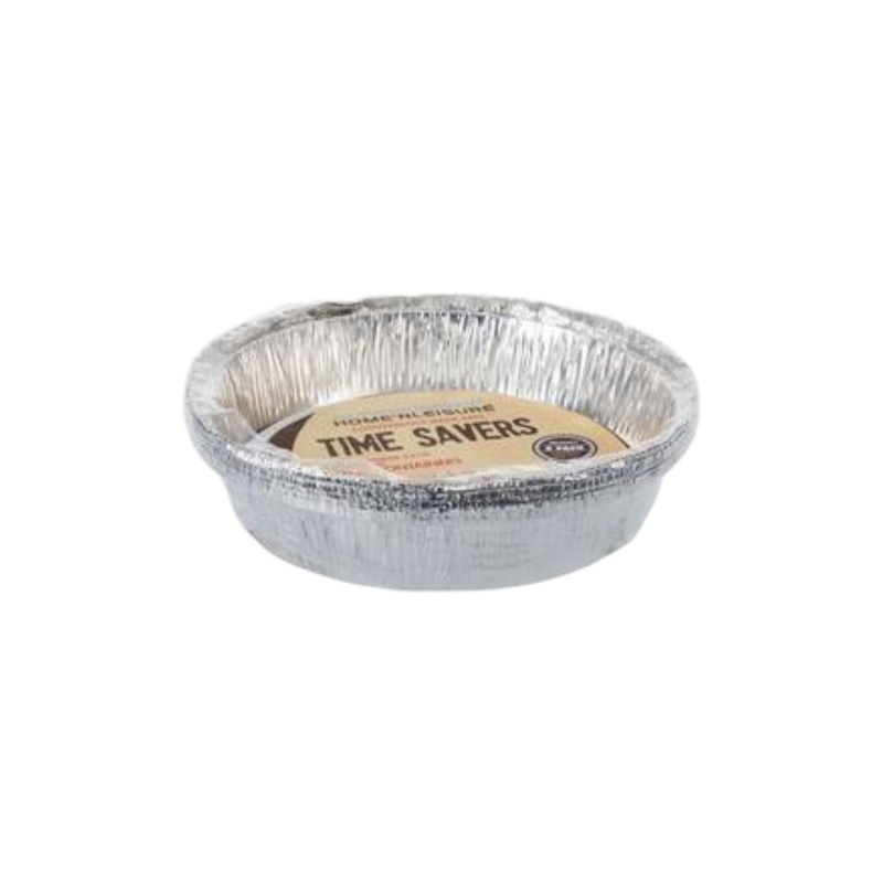 Time Savers Baking Pan Foil Aluminium 21x4cm Round 5pack