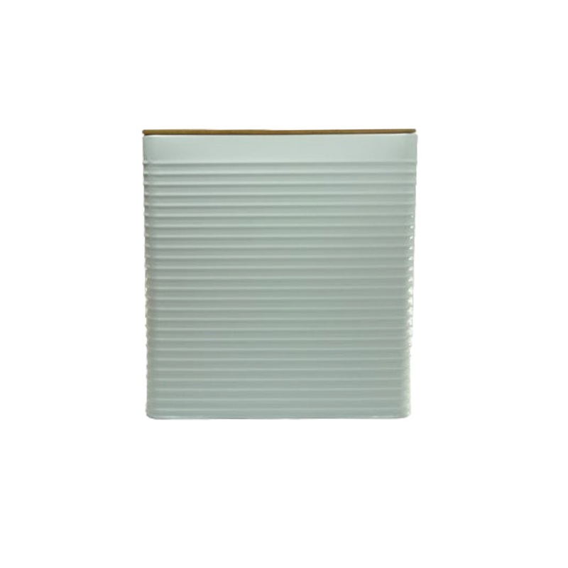 Tin Storage Canister with Bamboo Lid 27919