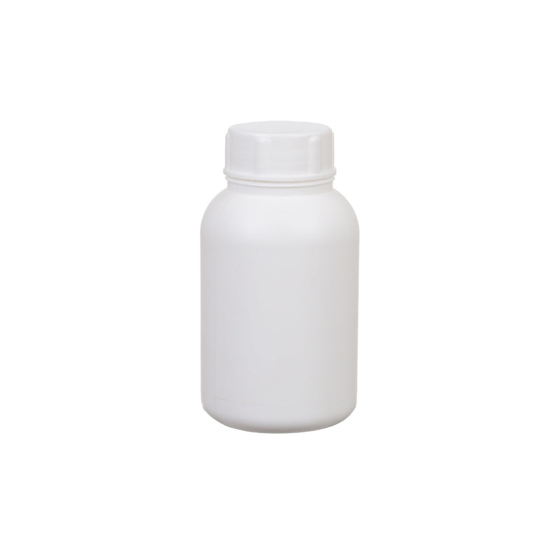 250ml Tablet Bottle HDPE Plastic Container with White Cap and Seal 38mm