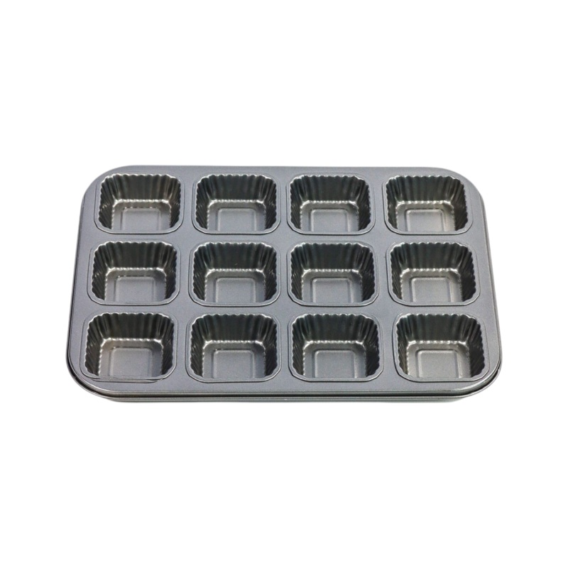 Square Cupcake Baking Pan 12-Cup 8678