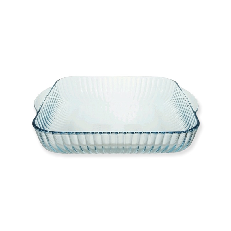 Borcam Glass Serving Dish Roaster Square 28.2x6cm 23645